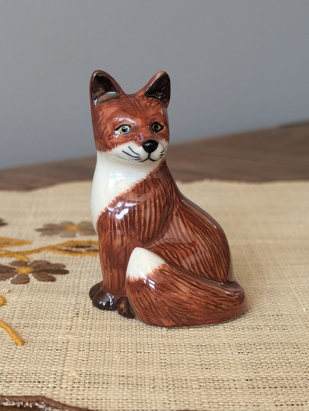 Quail Ceramics Fox Salt Shaker Replacement Only - Anthropologie Woodland Friends